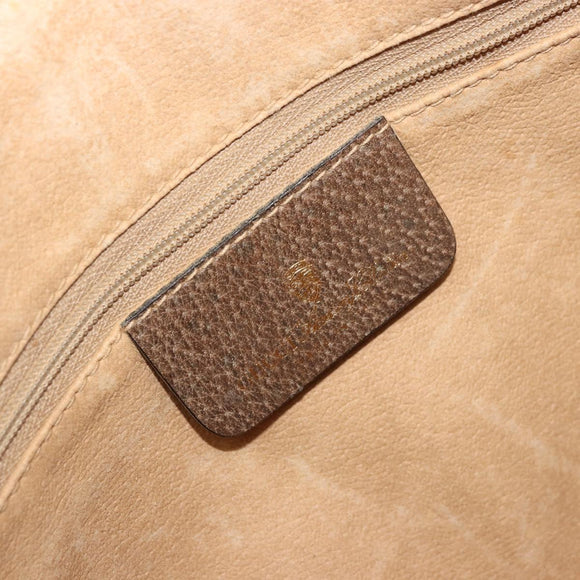 GUCCI GG Supreme Shoulder Bag PVC Beige Gold 24 02 005 Auth BA12105