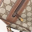 GUCCI GG Supreme Shoulder Bag PVC Beige Gold 24 02 005 Auth BA12105-24