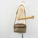 GUCCI GG Supreme Shoulder Bag PVC Beige Gold 24 02 005 Auth BA12105-26