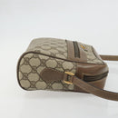 GUCCI GG Supreme Shoulder Bag PVC Beige Gold 24 02 005 Auth BA12105-3