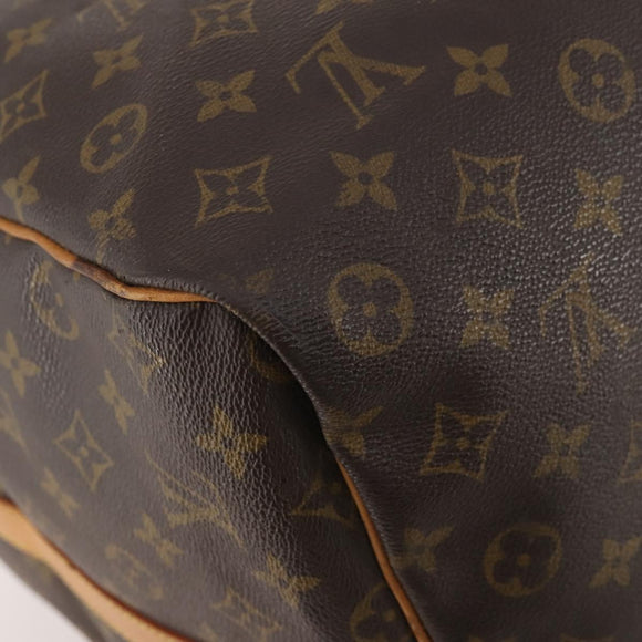 LOUIS VUITTON Monogram Keepall Bandouliere 60 Boston Bag M41412 LV Auth BA12107