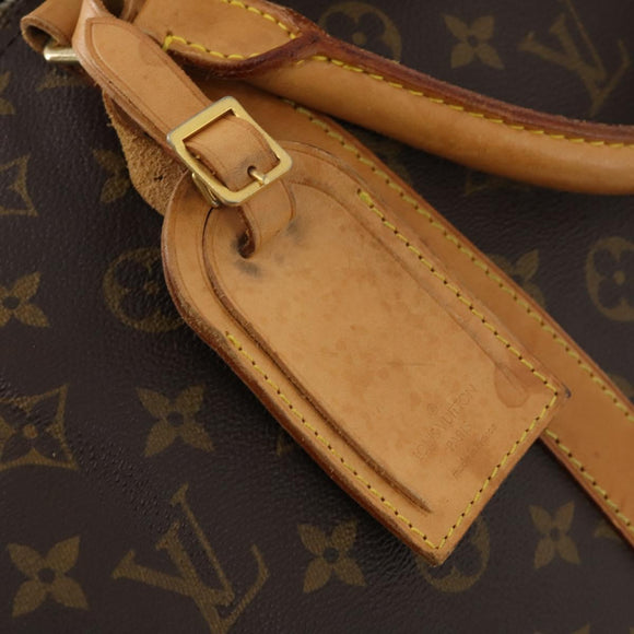 LOUIS VUITTON Monogram Keepall Bandouliere 60 Boston Bag M41412 LV Auth BA12107