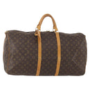 LOUIS VUITTON Monogram Keepall Bandouliere 60 Boston Bag M41412 LV Auth BA12107-1