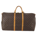 LOUIS VUITTON Monogram Keepall Bandouliere 60 Boston Bag M41412 LV Auth BA12107-2