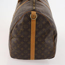 LOUIS VUITTON Monogram Keepall Bandouliere 60 Boston Bag M41412 LV Auth BA12107-3
