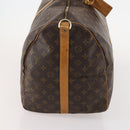 LOUIS VUITTON Monogram Keepall Bandouliere 60 Boston Bag M41412 LV Auth BA12107-4
