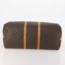 LOUIS VUITTON Monogram Keepall Bandouliere 60 Boston Bag M41412 LV Auth BA12107-5