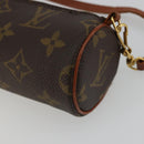 LOUIS VUITTON Monogram Papillon Pouch LV Auth BA12116-14
