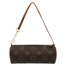 LOUIS VUITTON Monogram Papillon Pouch LV Auth BA12116-2
