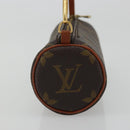 LOUIS VUITTON Monogram Papillon Pouch LV Auth BA12116-3