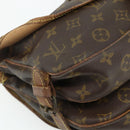 LOUIS VUITTON Monogram Saumur 30 Shoulder Bag M42256 LV Auth BA12118-15