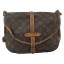 LOUIS VUITTON Monogram Saumur 30 Shoulder Bag M42256 LV Auth BA12118-13