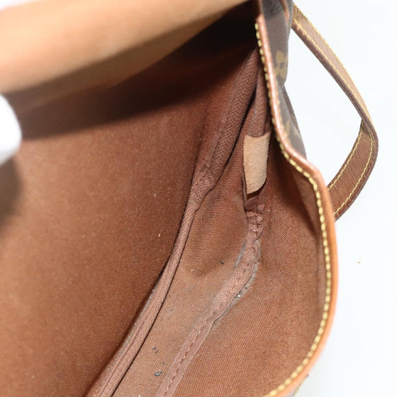 LOUIS VUITTON Monogram Saumur 30 Shoulder Bag M42256 LV Auth BA12118
