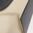 CELINE Trapeze Hand Bag Canvas Leather 2way Gold Beige Auth BA12121A-9