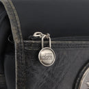 Gianni Versace Waist bag Nylon Black Silver Auth BA12122A-20