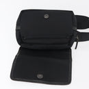 Gianni Versace Waist bag Nylon Black Silver Auth BA12122A-9