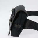 Gianni Versace Waist bag Nylon Black Silver Auth BA12122A-3