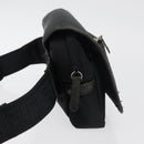 Gianni Versace Waist bag Nylon Black Silver Auth BA12122A-4