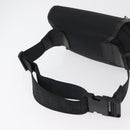 Gianni Versace Waist bag Nylon Black Silver Auth BA12122A-7