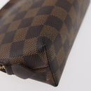 LOUIS VUITTON Damier Ebene Pochette Cosmetic PM Pouch N47516 LV Auth BA12124-15