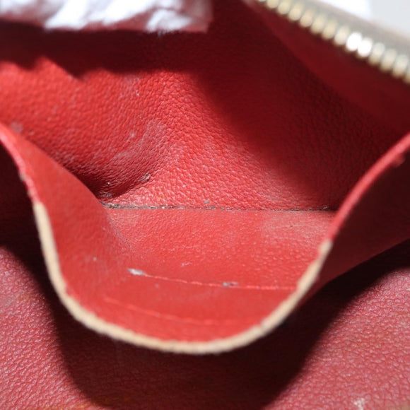 LOUIS VUITTON Damier Ebene Pochette Cosmetic PM Pouch N47516 LV Auth BA12124