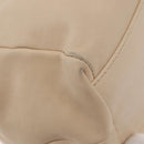 Salvatore Ferragamo Vala Hand Bag Leather 2way Ivory Gold Auth BA12126A-18