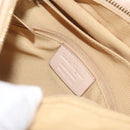 Salvatore Ferragamo Vala Hand Bag Leather 2way Ivory Gold Auth BA12126A-12
