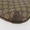 GUCCI GG Supreme Web Sherry Line Bag PVC Beige Gold Red 904 02 026 Auth BA12127-11