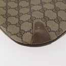 GUCCI GG Supreme Web Sherry Line Bag PVC Beige Gold Red 904 02 026 Auth BA12127-12