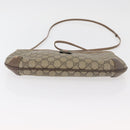 GUCCI GG Supreme Web Sherry Line Bag PVC Beige Gold Red 904 02 026 Auth BA12127-9