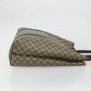 GUCCI GG Supreme Tote Bag PVC Beige Gold 223668 Auth BA12128-3