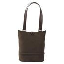 Burberrys Tote Bag Leather Brown Gold Auth BA12130A-2