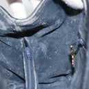 GUCCI Micro GG Supreme Boston Bag PVC Navy Gold Auth BA12131-19