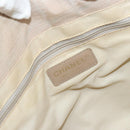 CHANEL New Travel line Hand Bag Nylon Beige Gold CC Auth BA12132-14