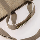 Salvatore Ferragamo Tote Bag Canvas 2way Beige Gold Auth BA12135-8