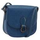 LOUIS VUITTON Epi Saint Cloud PM Shoulder Bag Blue M52195 LV Auth BA12137-1