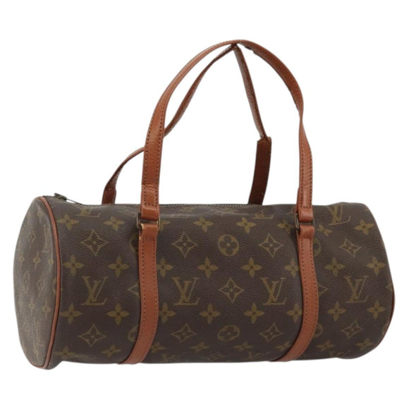 LOUIS VUITTON Monogram Papillon 30 Hand Bag M51385 LV Auth BA12138