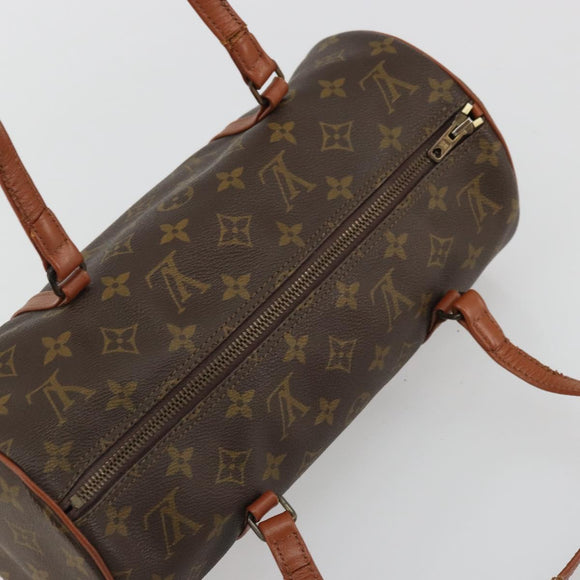 LOUIS VUITTON Monogram Papillon 30 Hand Bag M51385 LV Auth BA12138