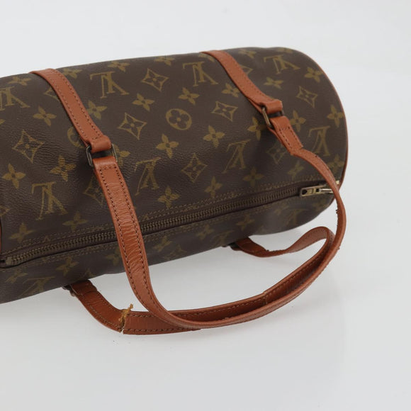 LOUIS VUITTON Monogram Papillon 30 Hand Bag M51385 LV Auth BA12138