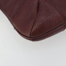Chloe Shoulder Bag Leather Brown Auth BA12141A-14