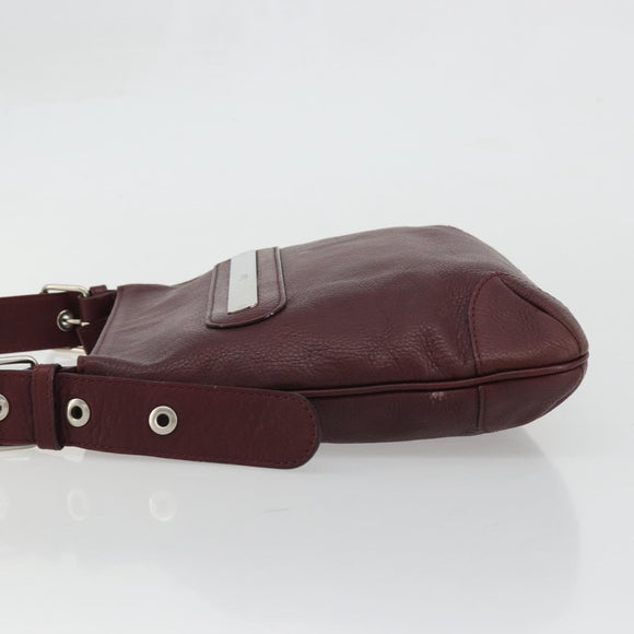 Chloe Shoulder Bag Leather Brown Auth BA12141A