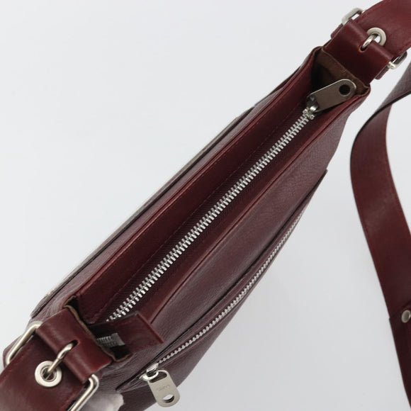 Chloe Shoulder Bag Leather Brown Auth BA12141A