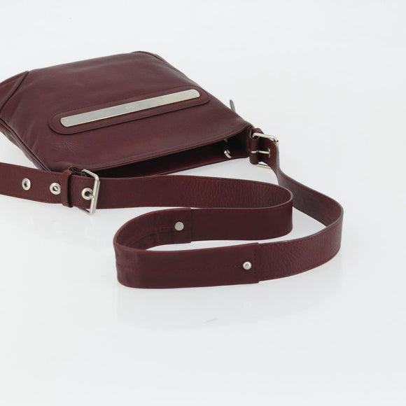 Chloe Shoulder Bag Leather Brown Auth BA12141A