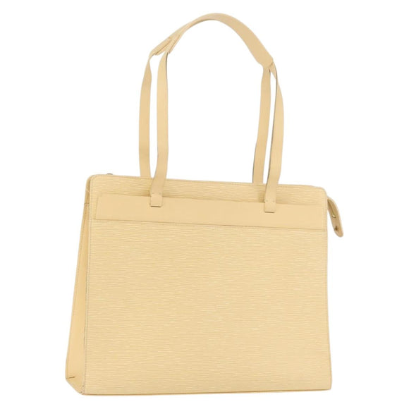 LOUIS VUITTON Epi Croisette GM Tote Bag Vanilla M5250A LV Auth BA12143