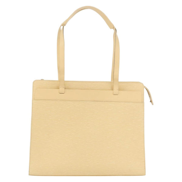 LOUIS VUITTON Epi Croisette GM Tote Bag Vanilla M5250A LV Auth BA12143