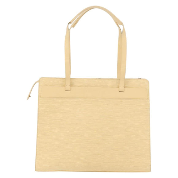 LOUIS VUITTON Epi Croisette GM Tote Bag Vanilla M5250A LV Auth BA12143