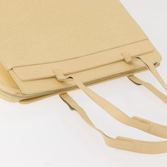 LOUIS VUITTON Epi Croisette GM Tote Bag Vanilla M5250A LV Auth BA12143