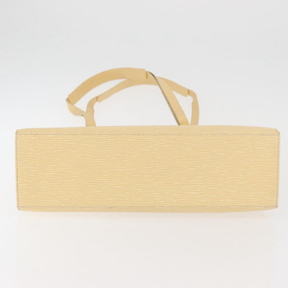 LOUIS VUITTON Epi Croisette GM Tote Bag Vanilla M5250A LV Auth BA12143
