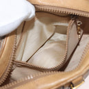 GUCCI Micro GG Supreme Shoulder Bag PVC Beige Gold Auth BA12144-21