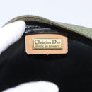 Christian Dior Shoulder Bag Leather Green Gold Auth BA12145-16